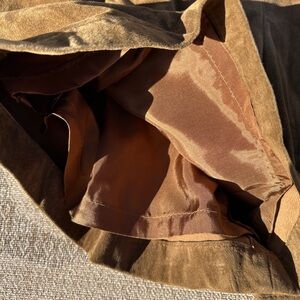 Ralph Lauren Green label vintage suede shorts